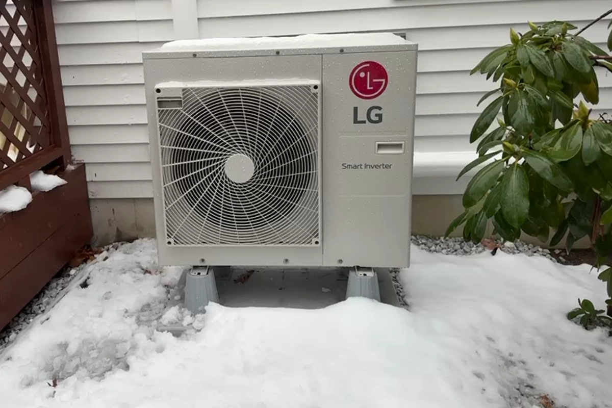 Ductless mini split installation in Southern NH