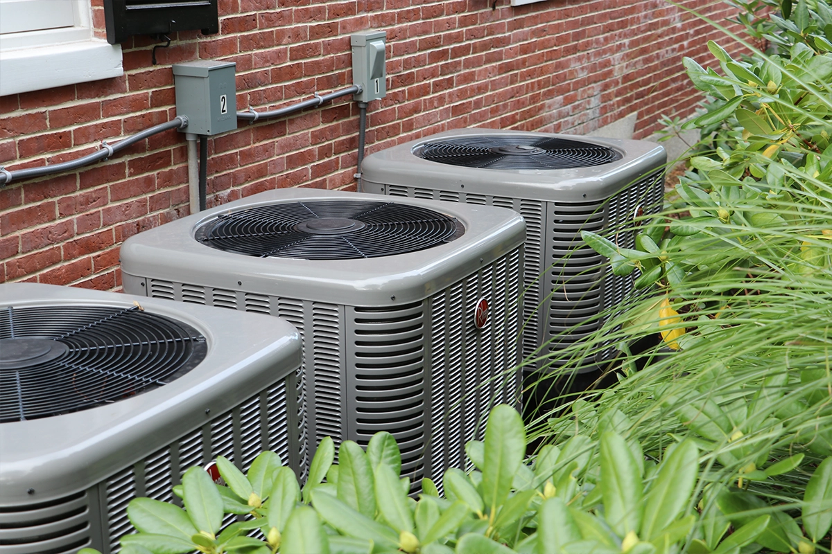 Rheem heat pump installation in Southern NH by a licensed heating and air conditioning contractor