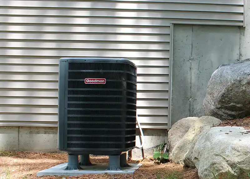 Goodman air conditioning condenser installation