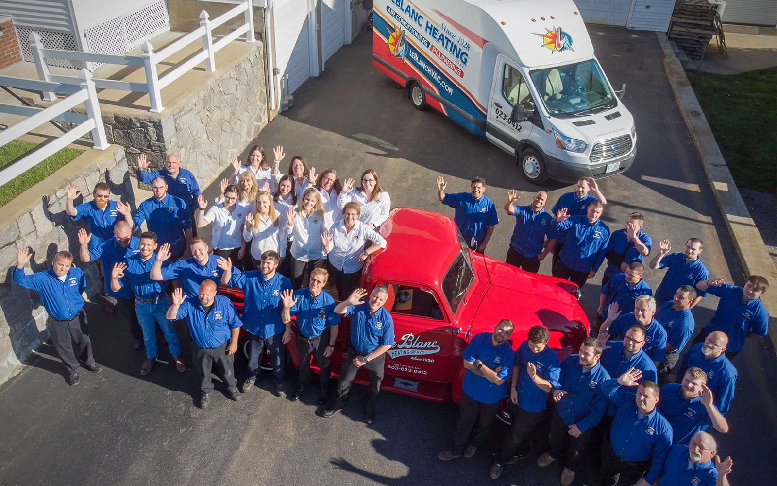 Modern A.J. LeBlanc Heating team in Bedford, New Hampshire