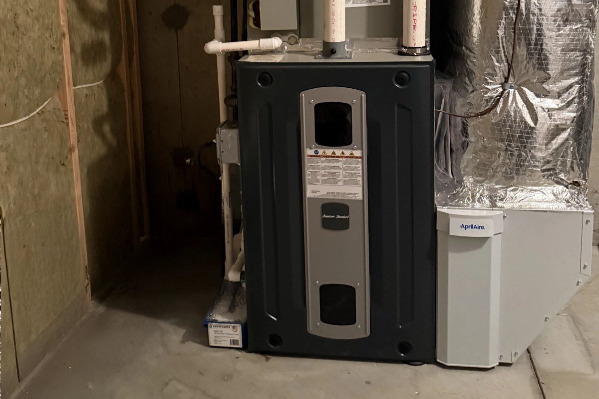 Gas furnace installation in Southern New Hampshire