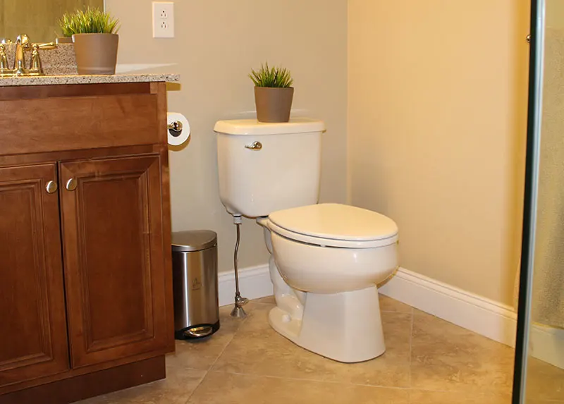 Kohler toilet installation by A.J. LeBlanc Plumbing