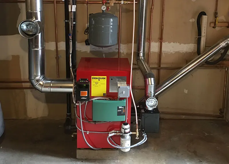 Biasi oil boiler installed by A.J. LeBlanc Heating