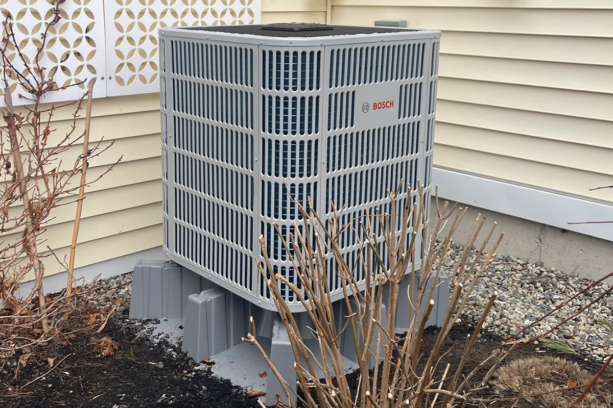 Ducted heat pump installation in Southern NH