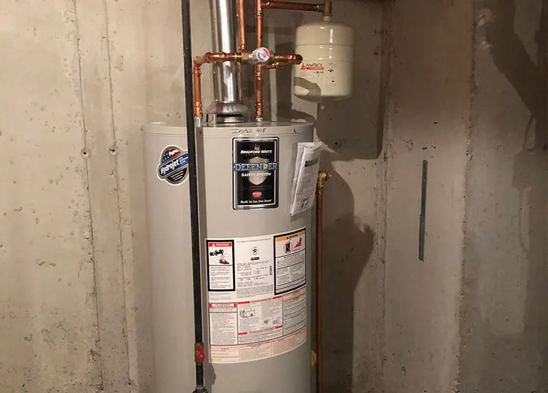 Hot water tank service and repair