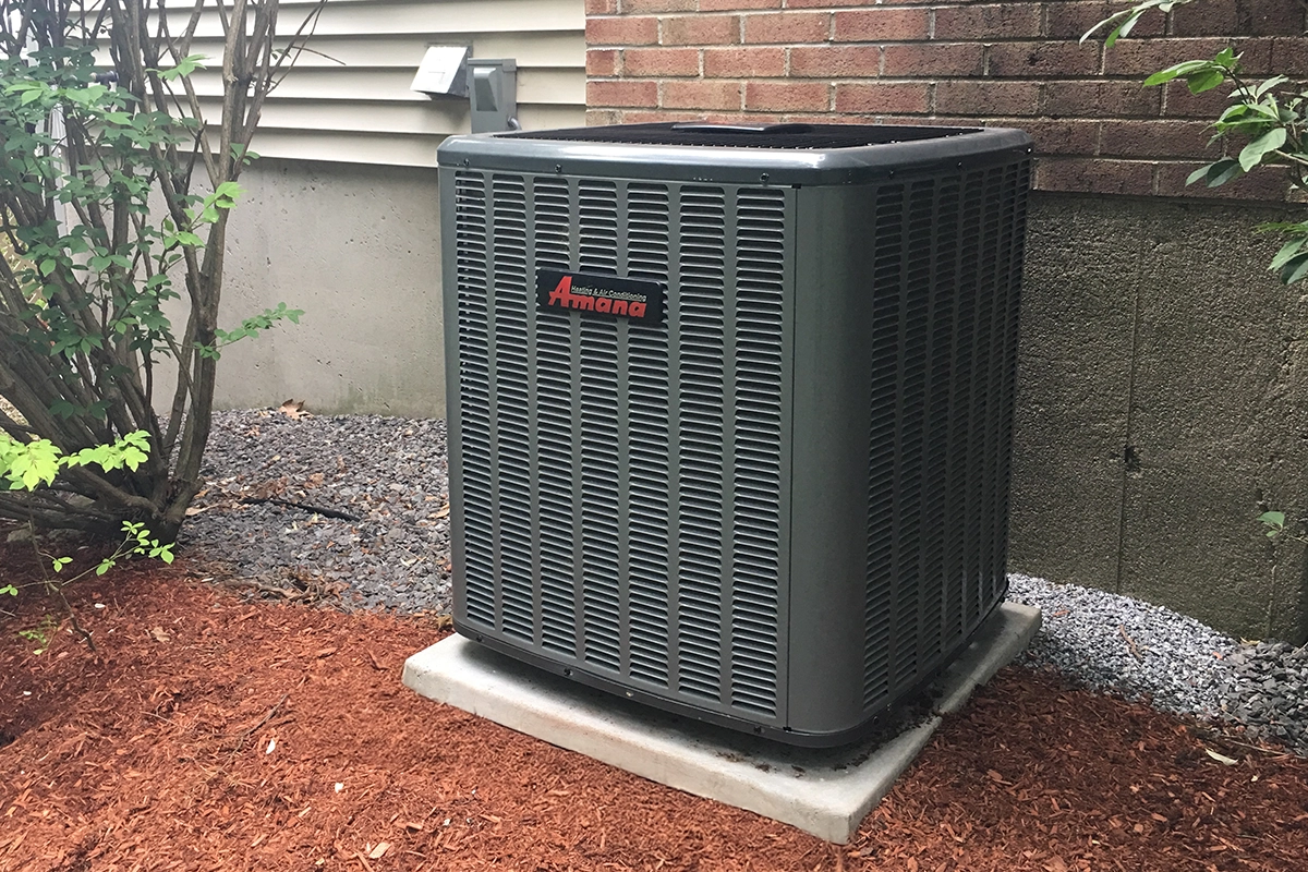 Central air conditioner installation in Southern New Hampshire