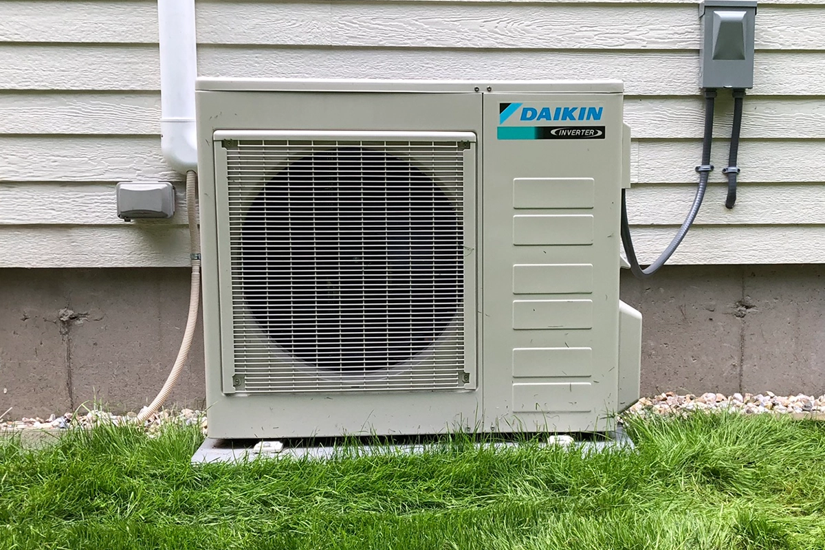 Daikin ductless mini split installation in Southern New Hampshire