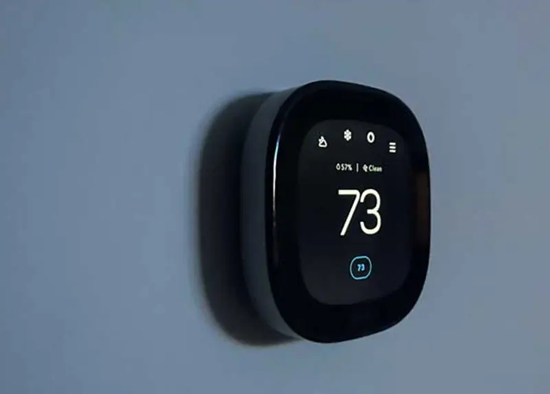 Ecobee with indoor air quality sensor.