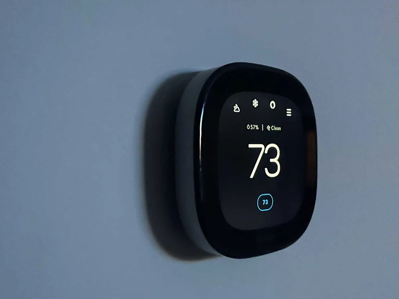 ecobee Premium smart thermostat installation by A.J. LeBlanc Heating in a Southern NH home