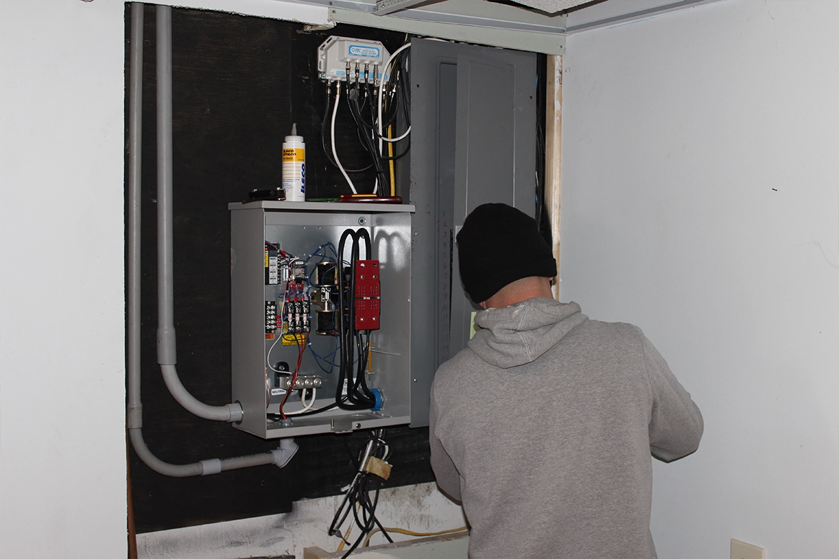 Automatic transfer switch installation in Southern New Hampshire