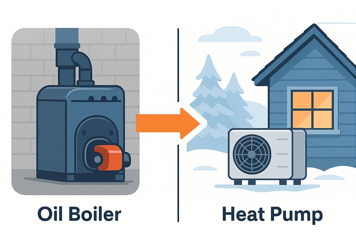 Heat Pump vs Oil Boiler