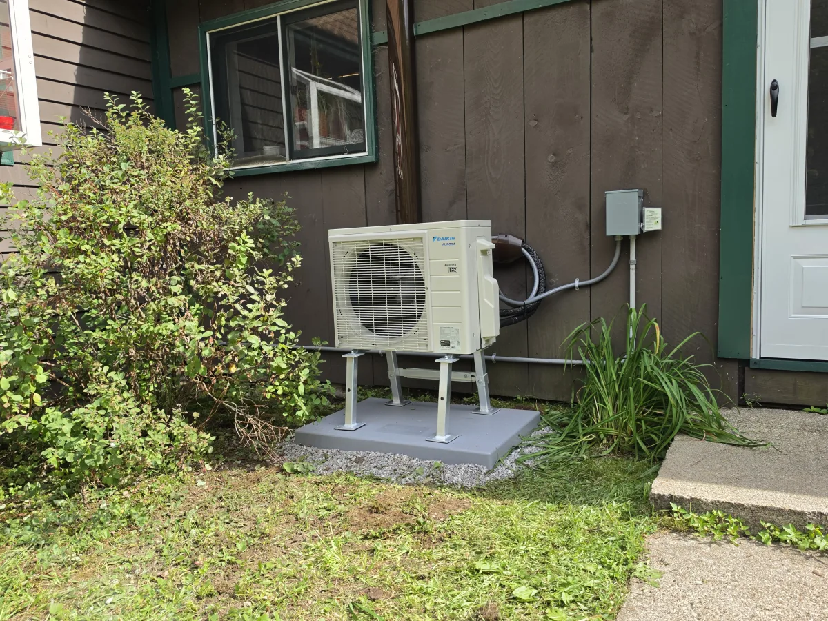 Mini Split by A.J. LeBlanc Heating in a Weare single-family home.