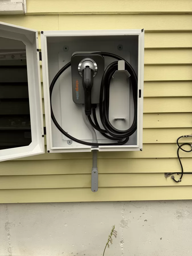 EV Charger by A.J. LeBlanc Heating in a Nashua single-family home.