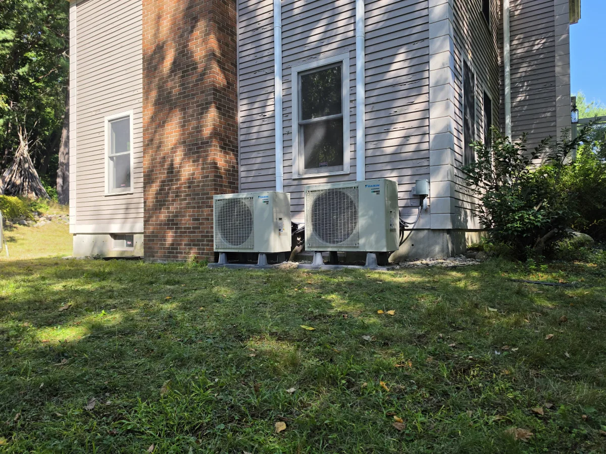 Mini Split by A.J. LeBlanc Heating in a Bedford single-family home.