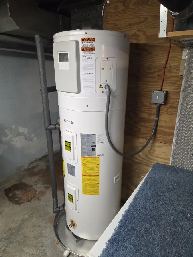 Water Heater by A.J. LeBlanc Heating in a Bedford single-family home.