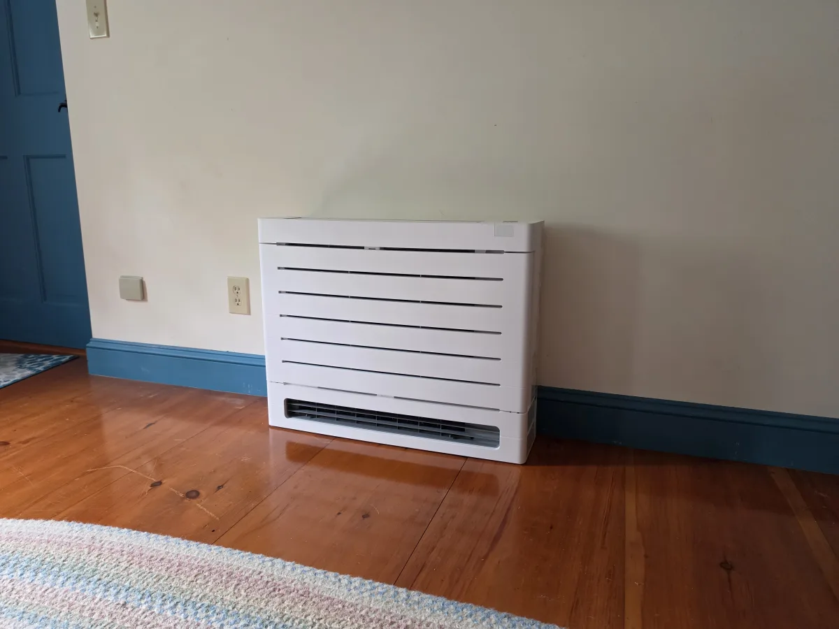 Mini Split by A.J. LeBlanc Heating in a Kingston single-family home.
