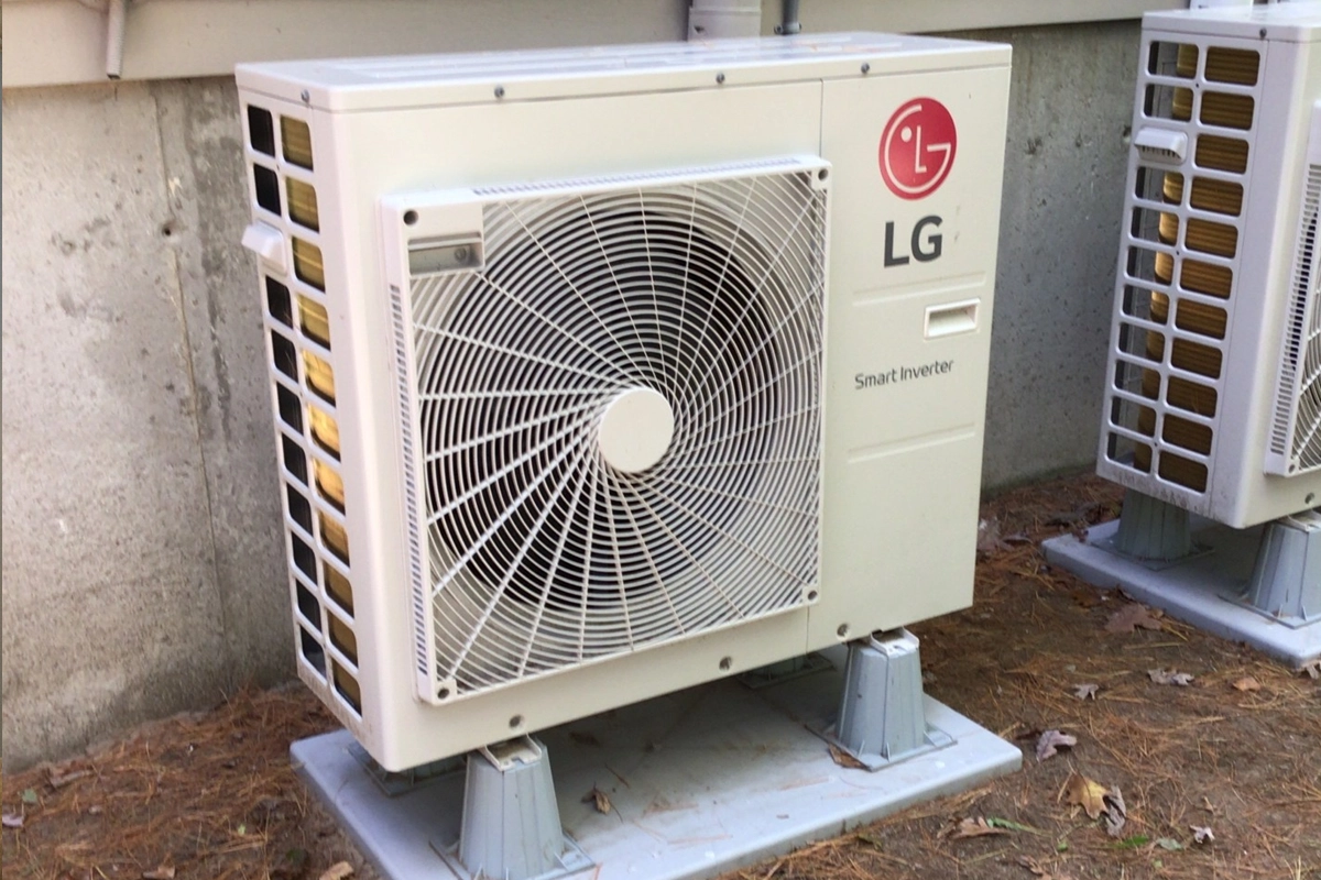 LG ductless mini split installation in Southern New Hampshire