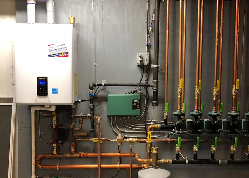 Navien gas boiler service and installation