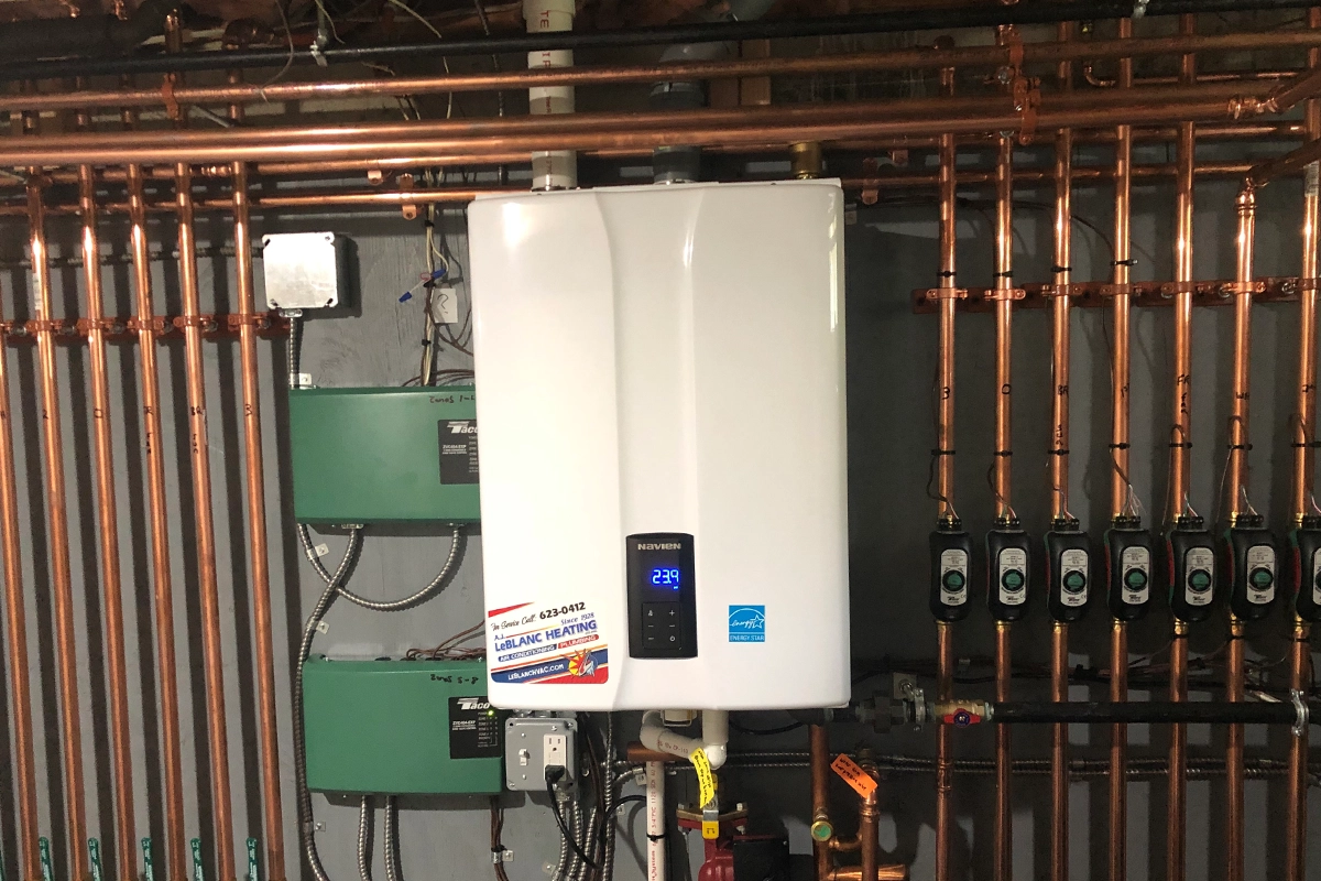Gas boiler installation in Southern New Hampshire