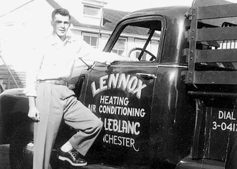 Old Lennox HVAC Dealer - Installation Truck
