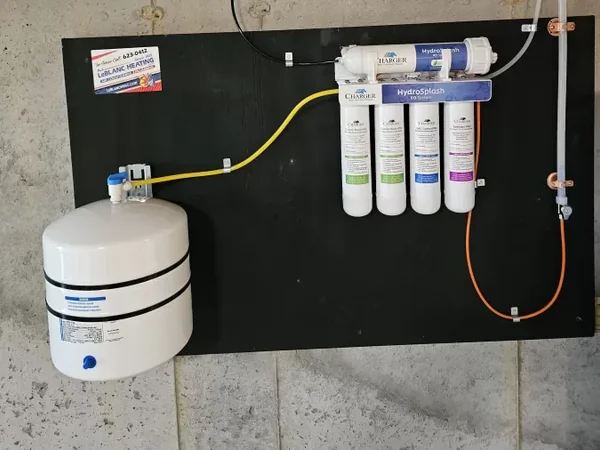 Water Treatment RO by A.J. LeBlanc Heating in a Salem single-family home.