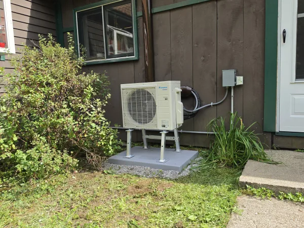 Mini Split by A.J. LeBlanc Heating in a Weare single-family home.