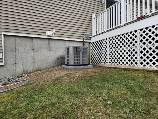 Central AC by A.J. LeBlanc Heating in a Chester single-family home.