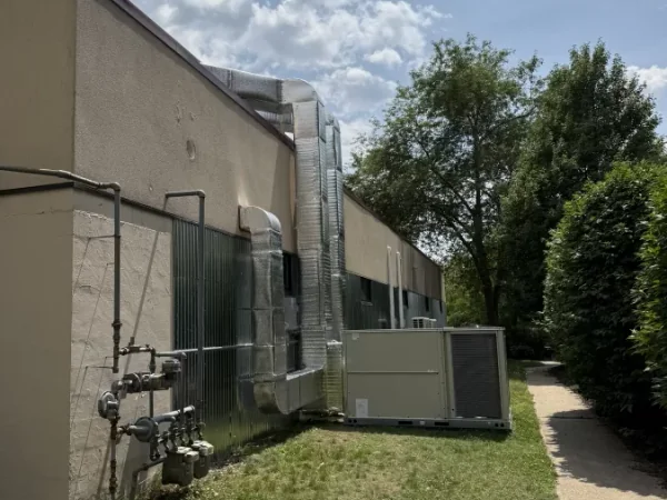Furnace by A.J. LeBlanc Heating in a Concord commercial property.