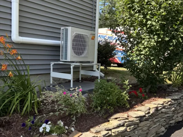 Mini Split by A.J. LeBlanc Heating in a Exeter single-family home.