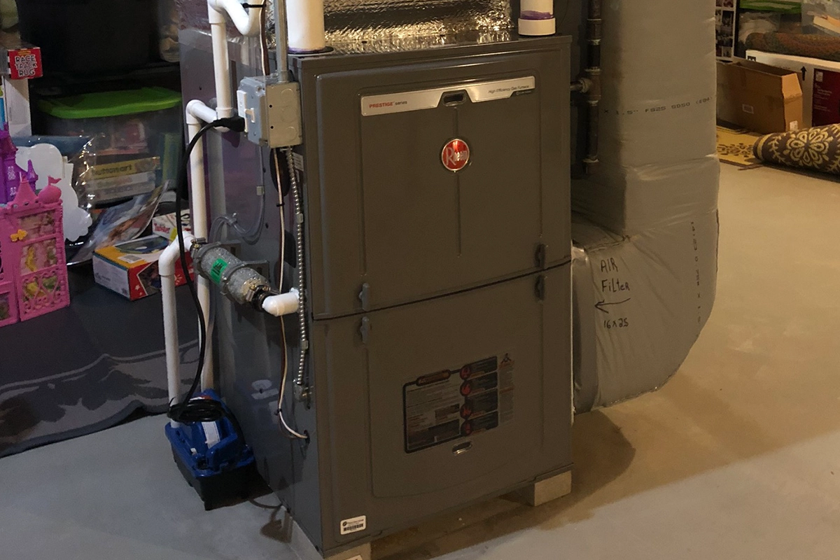 Rheem furnace replacement and installation in Southern New Hampshire