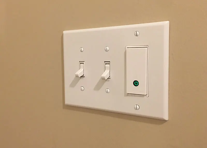 Smart light switch installation by NH licensed electricians