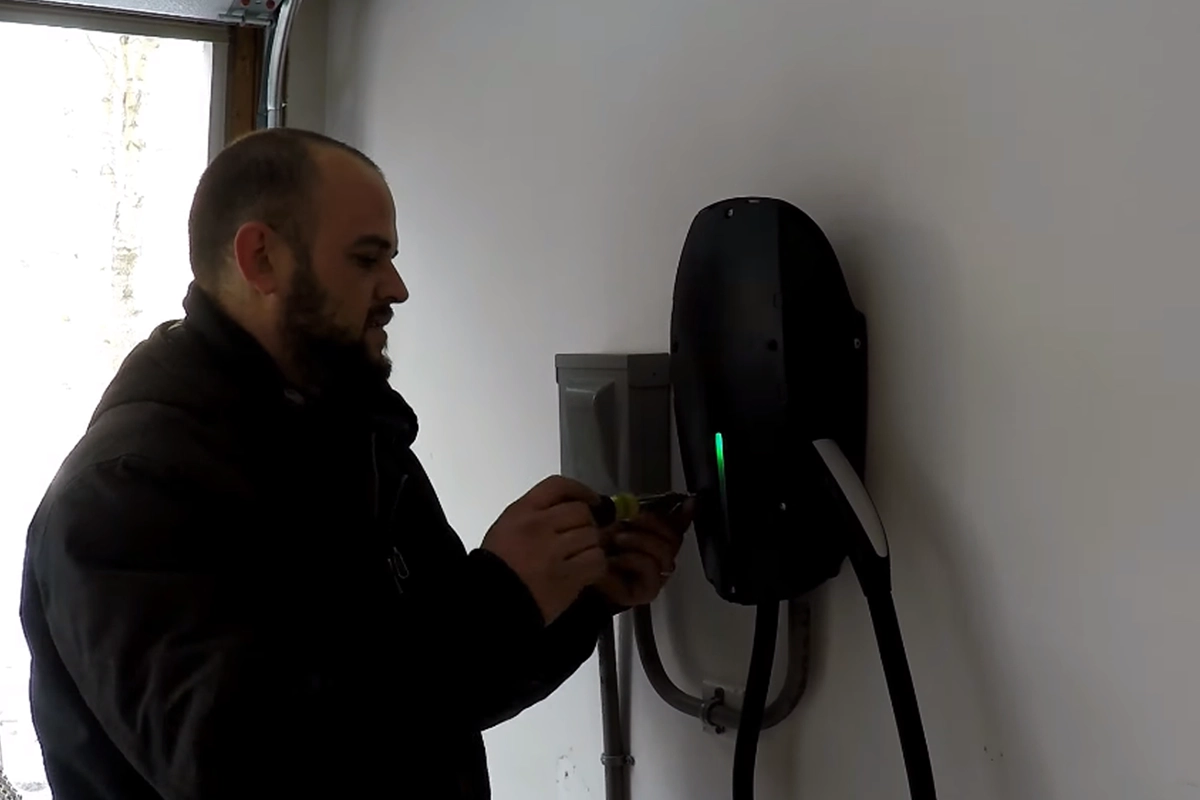 Tesla EV charger installation in Southern New Hampshire