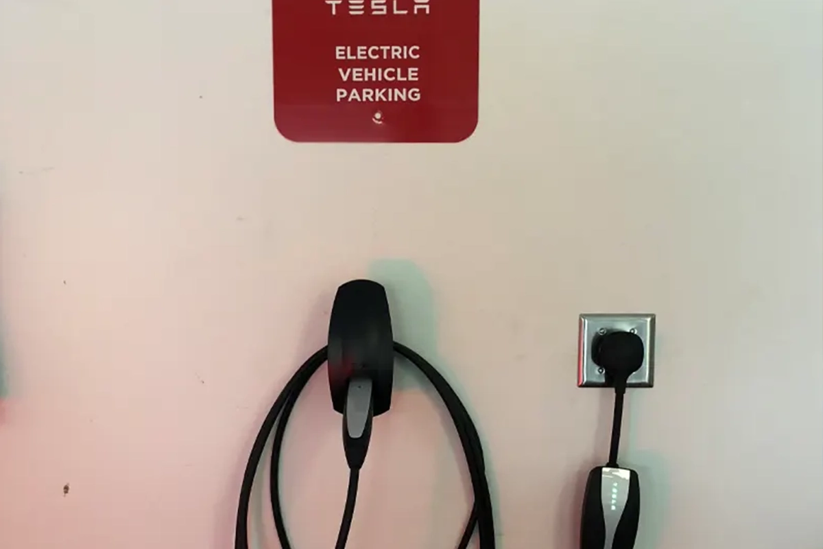 Tesla mobile charger installation in Southern New Hampshire