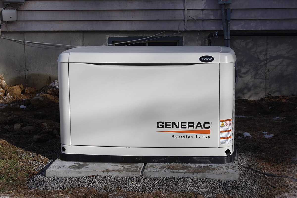 Whole-home generator installation in Southern New Hampshire